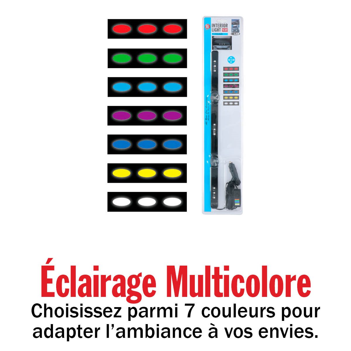 All Ride LED Strip Auto 70cm - maximondo
