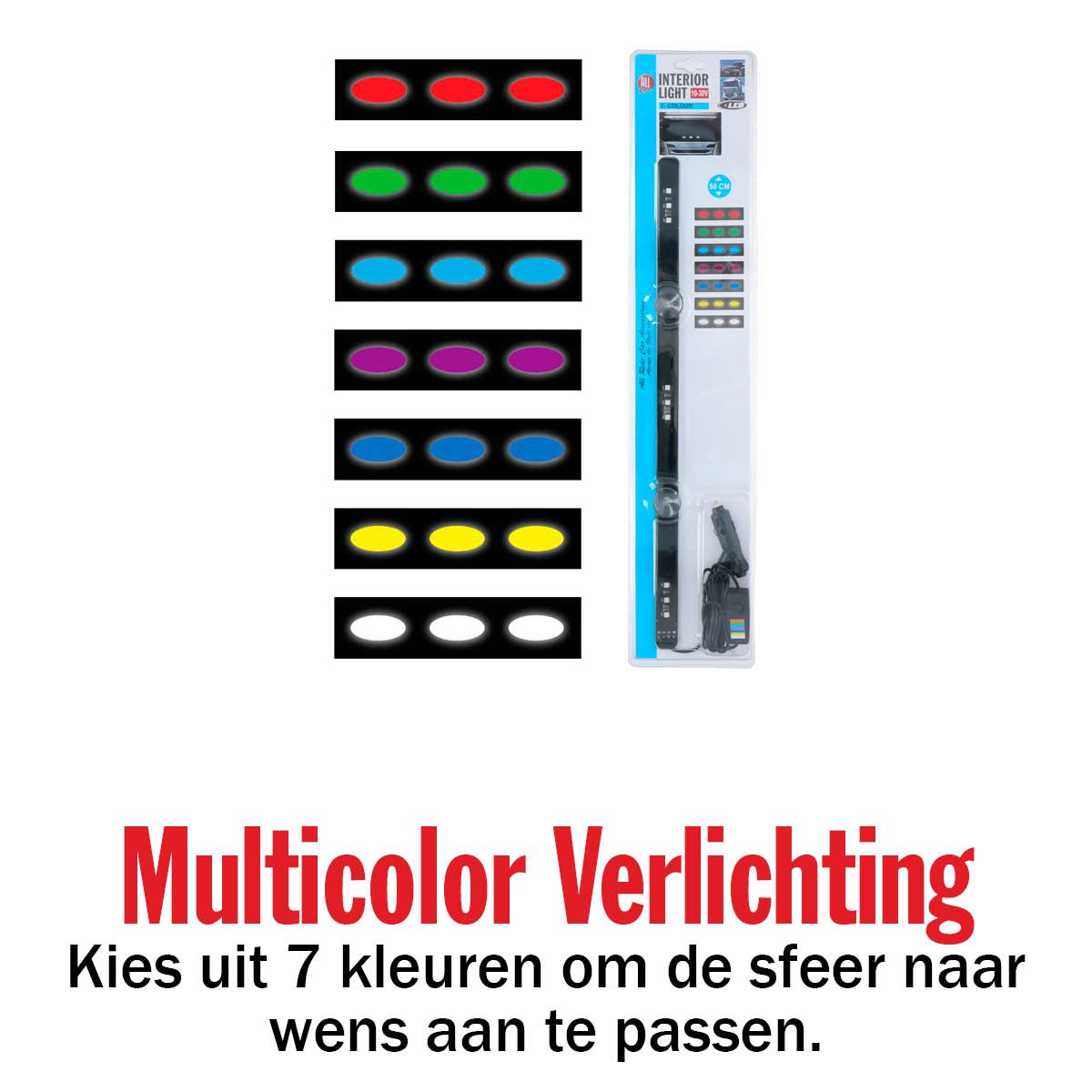 All Ride LED Strip Auto 70cm - maximondo