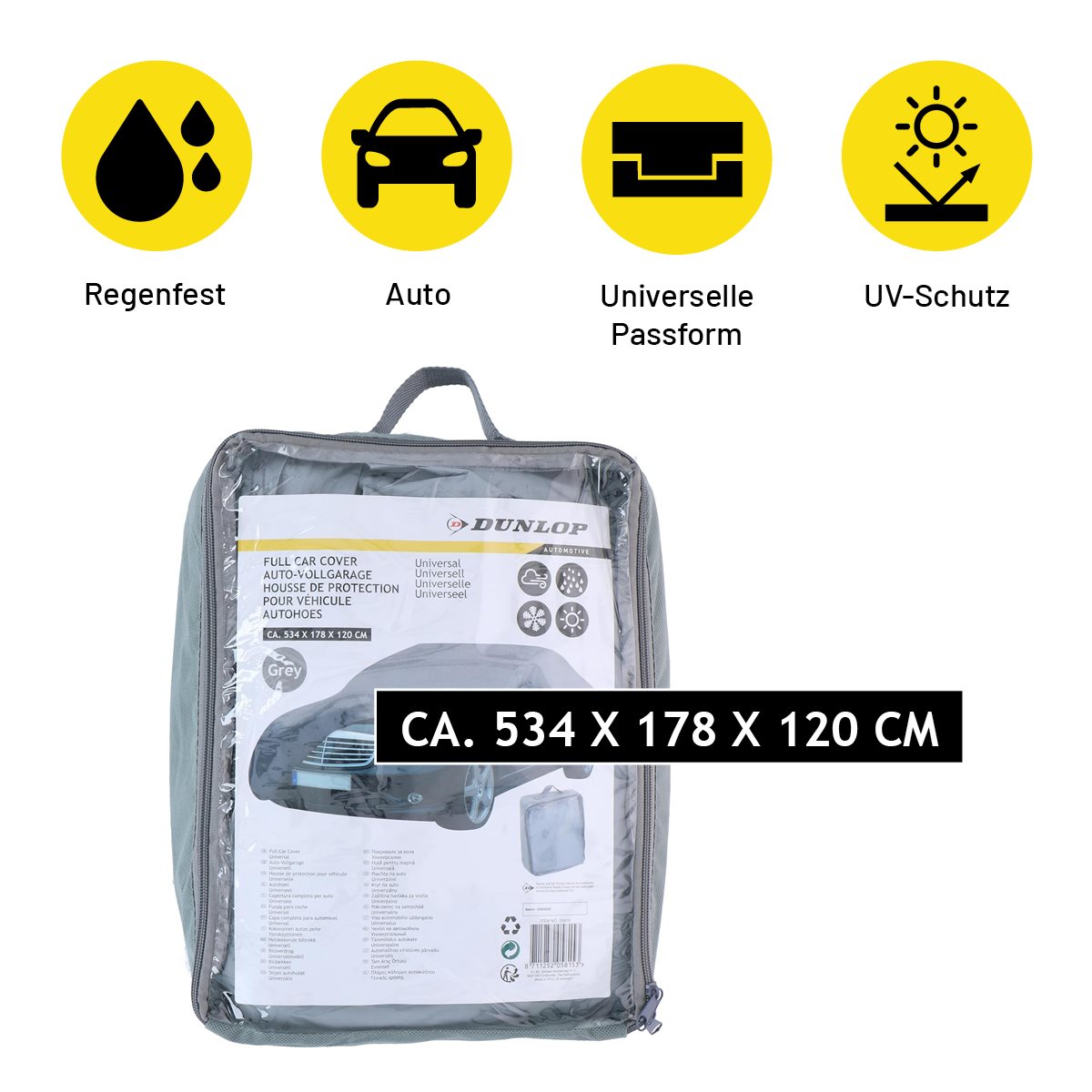 Dunlop Autohoes XL Grijs - maximondo
