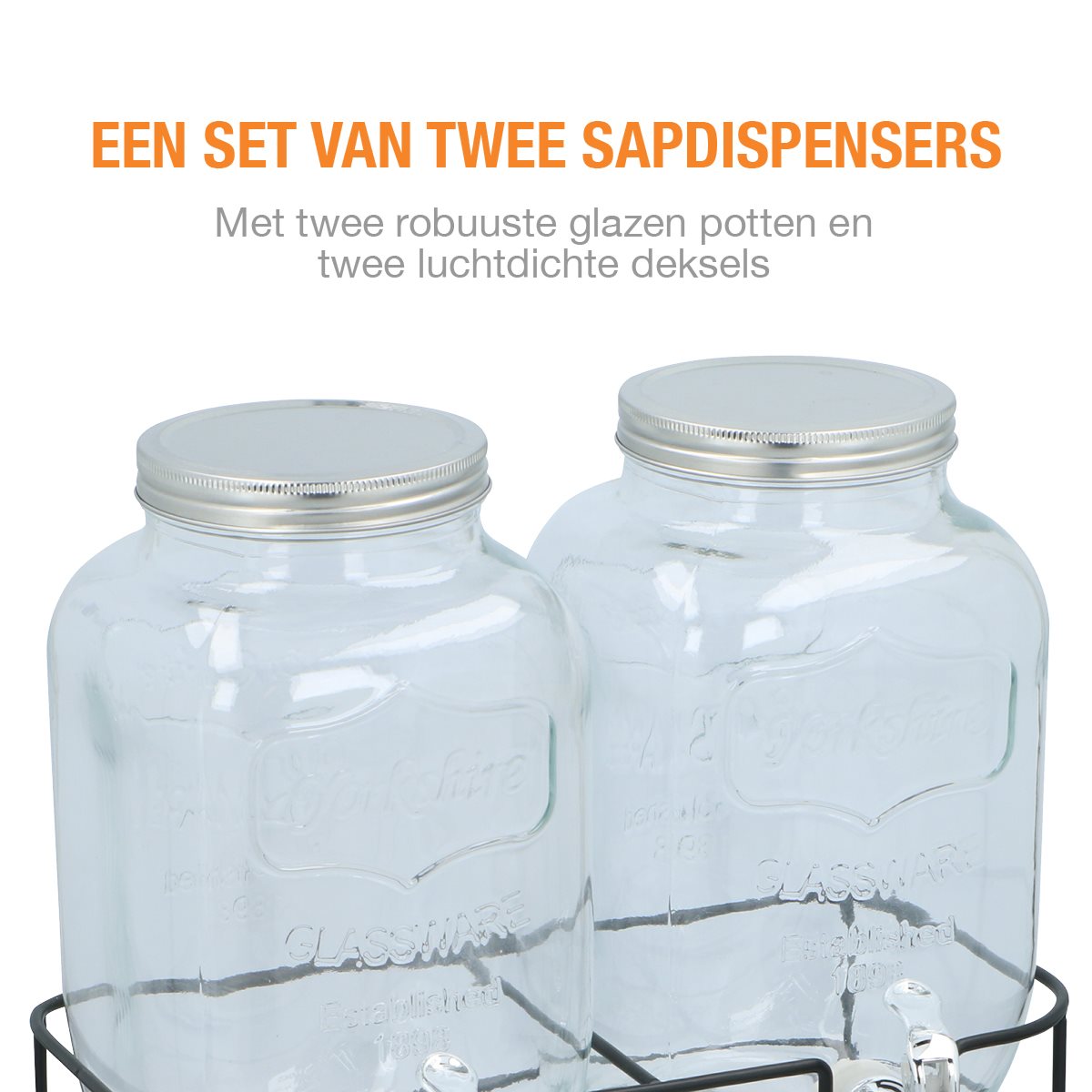 Cuisine Elegance Drankdispenser 2x 4L - maximondo