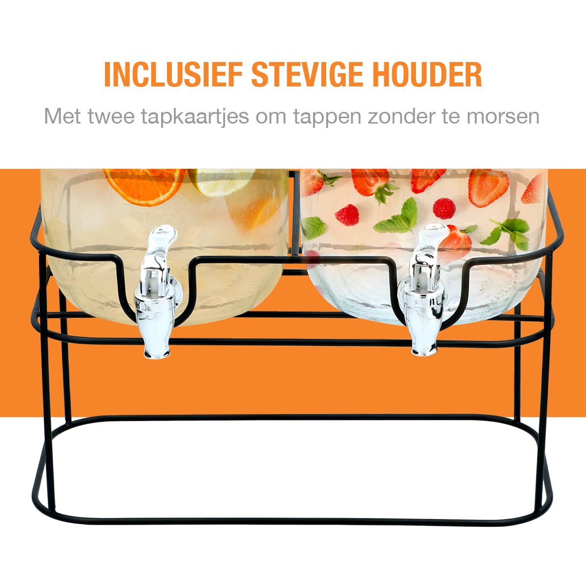 Cuisine Elegance Drankdispenser 2x 4L - maximondo