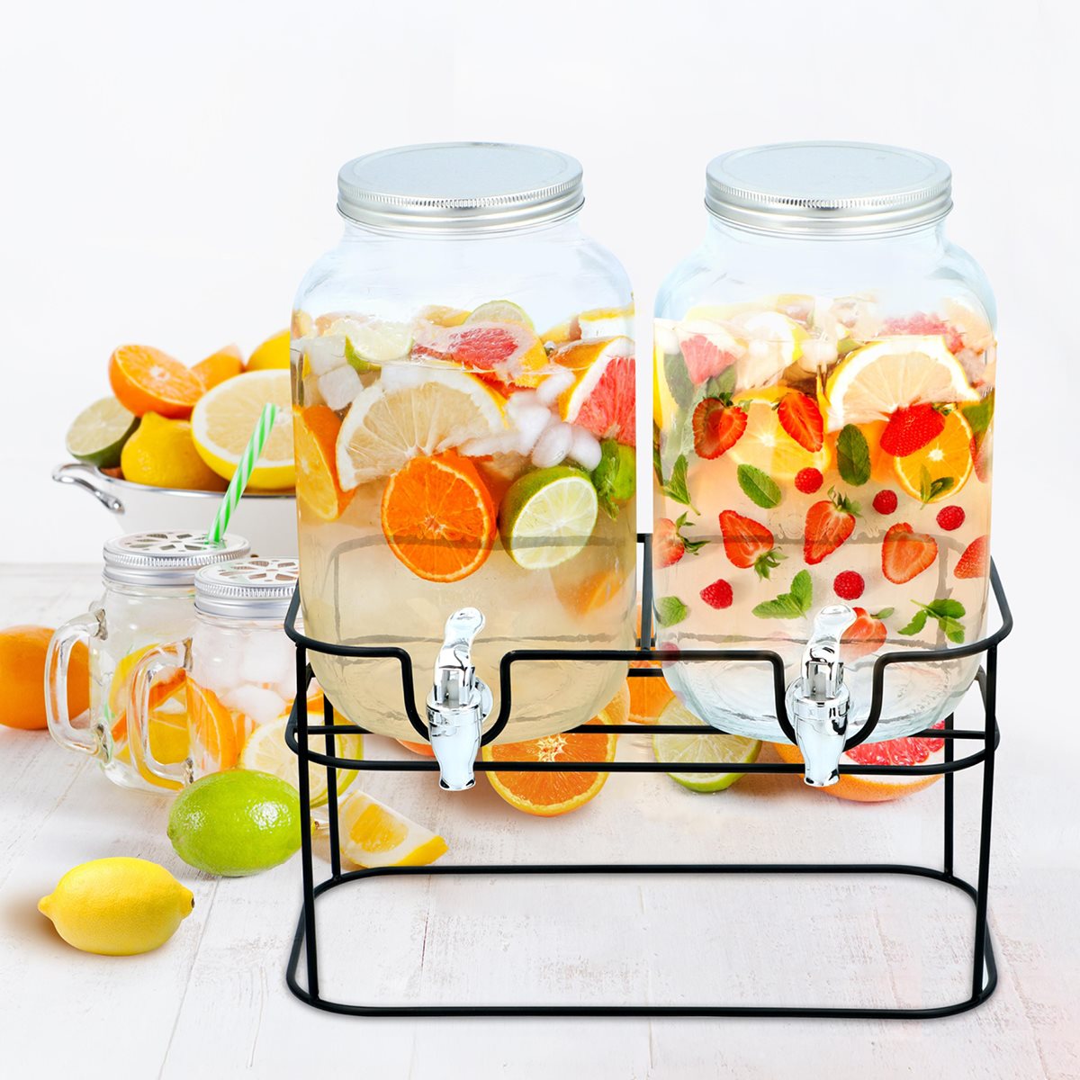Cuisine Elegance Drankdispenser 2x 4L - maximondo