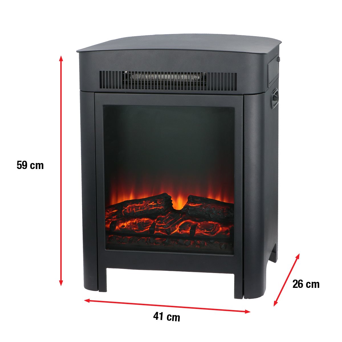 Classic Fire Sfeerhaard Modena - Zwart - maximondo