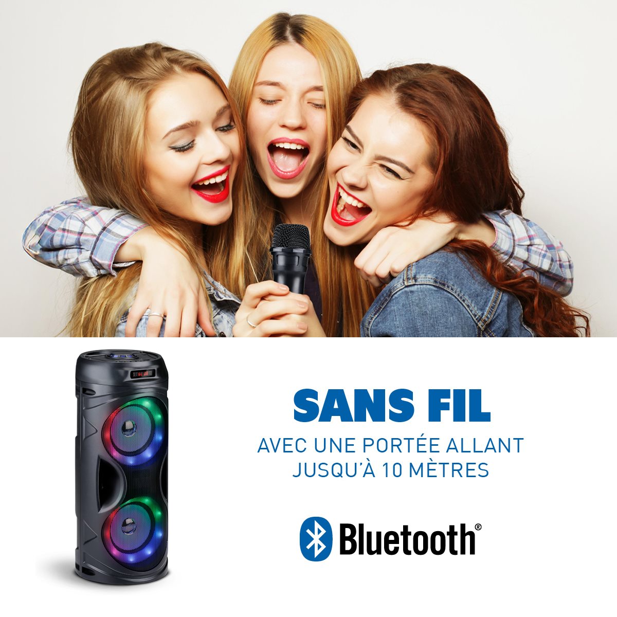 Bluetooth Speaker RGB Licht - maximondo
