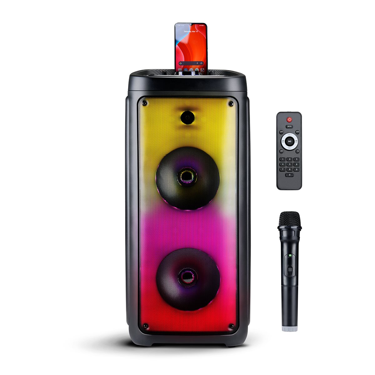 Speaker met Microfoon & Sfeerverlichting