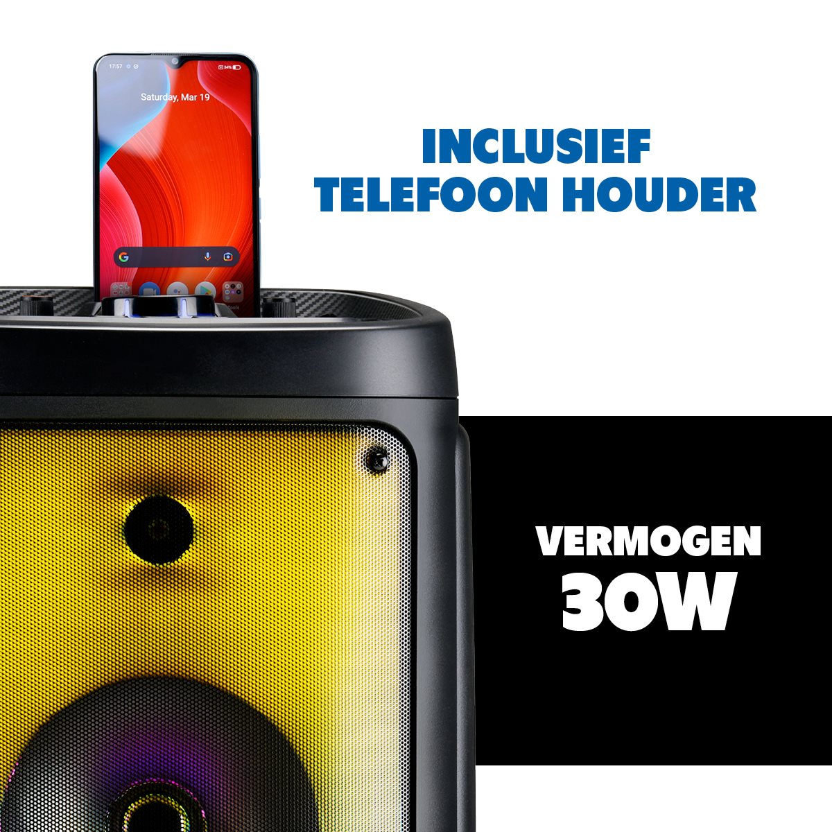 Speaker met Microfoon & Sfeerverlichting