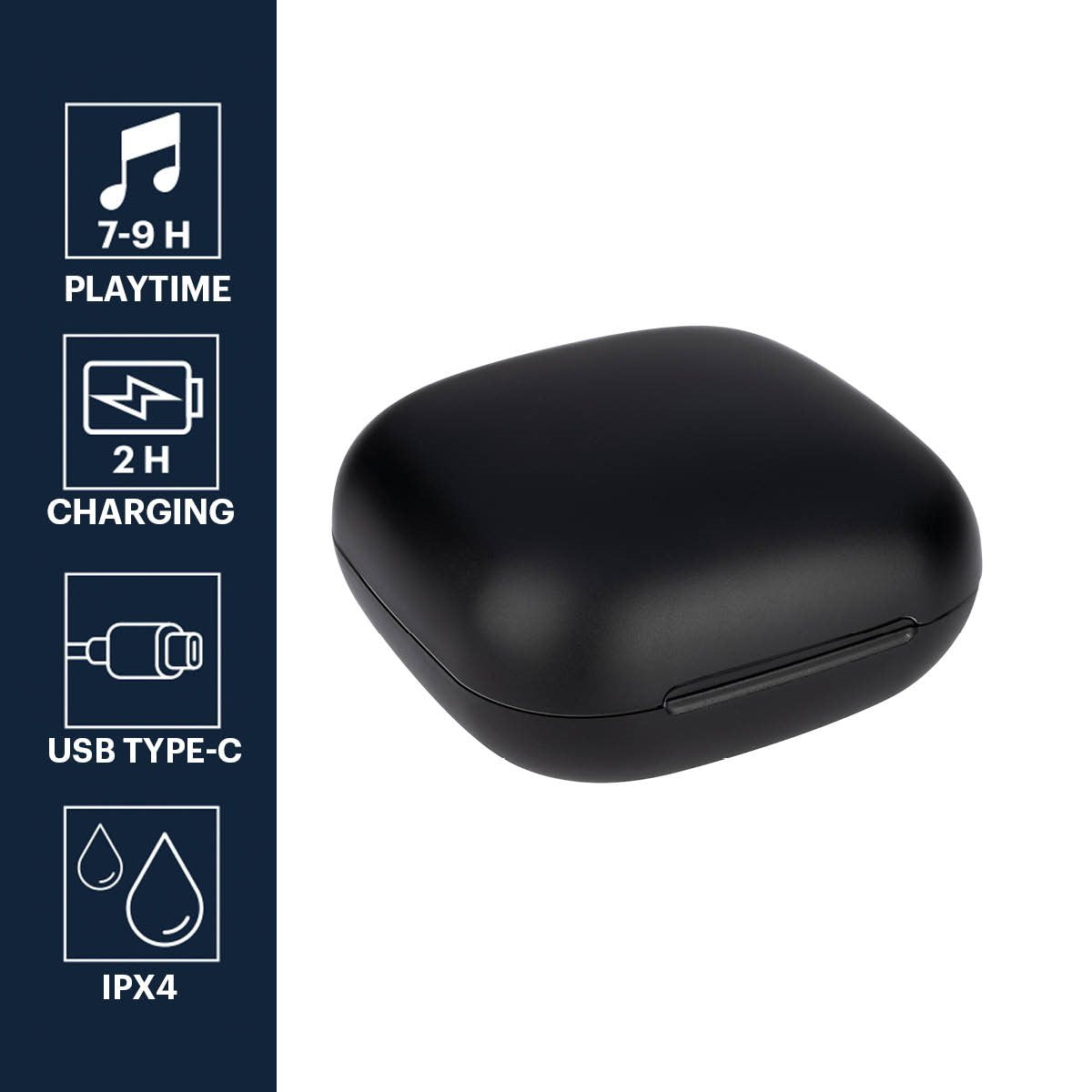 Grundig Draadloze Oordopjes - 30u speeltijd - maximondo