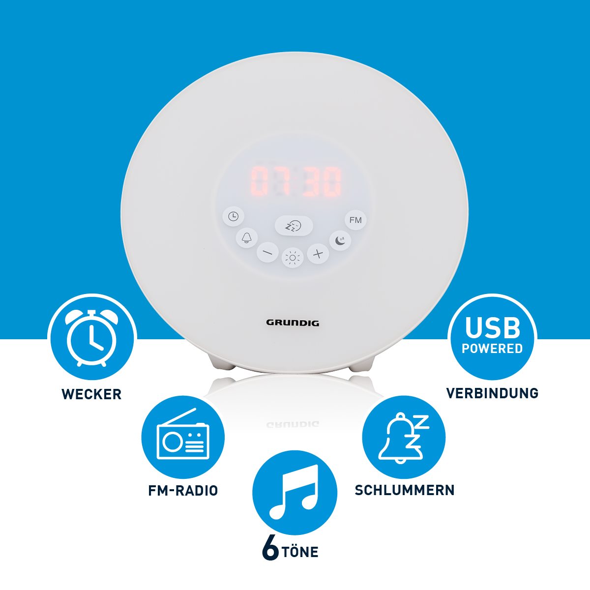 Grundig WakeUp Light, Simulatie van Zonsopgang - maximondo