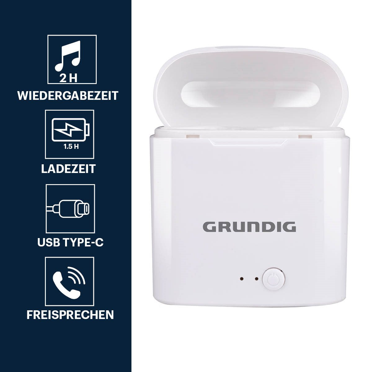Grundig Draadloze Oordopjes - maximondo