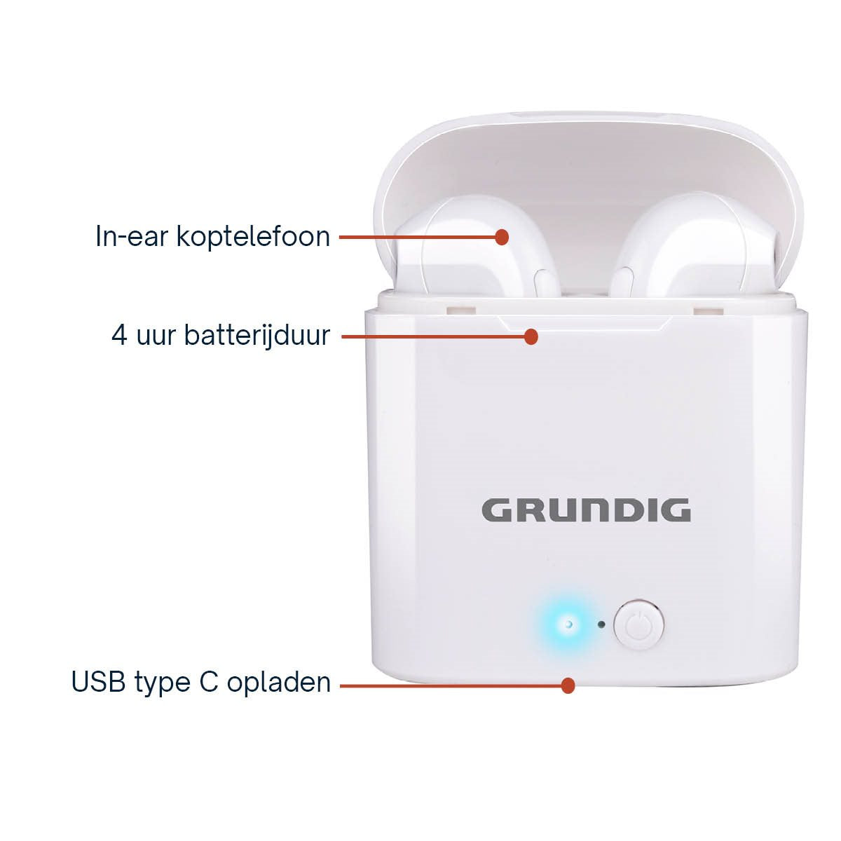 Grundig Draadloze Oordopjes