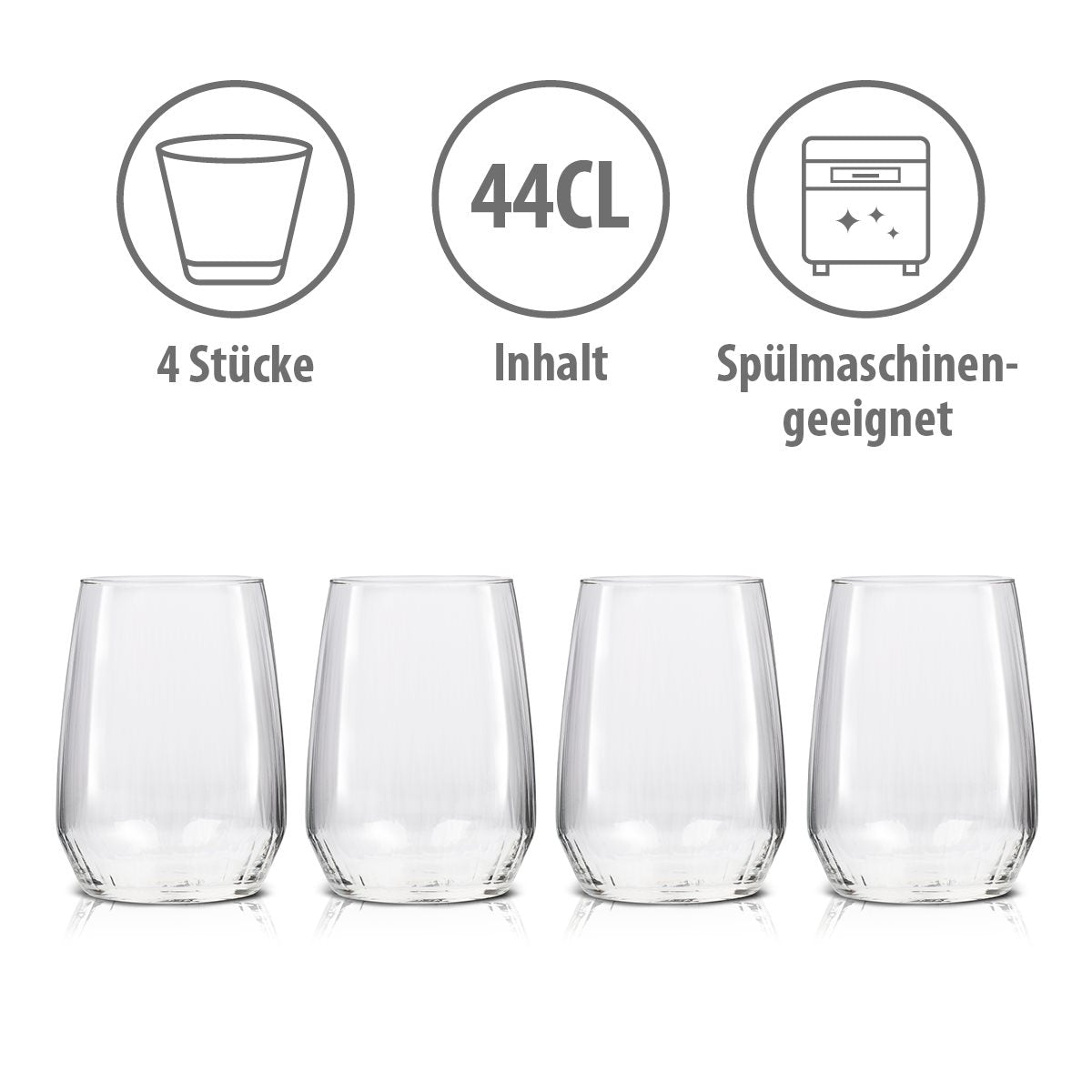 alpina Drinkglazen Set 4 Stuks - maximondo