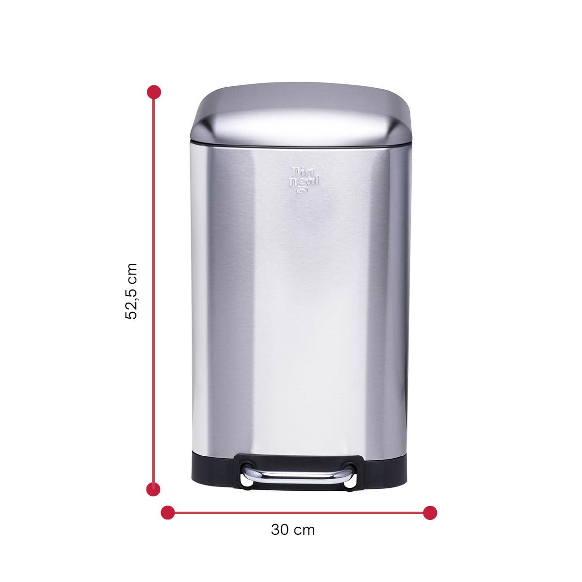 Dirt Devil Pedaalemmer 20L Zilver - maximondo