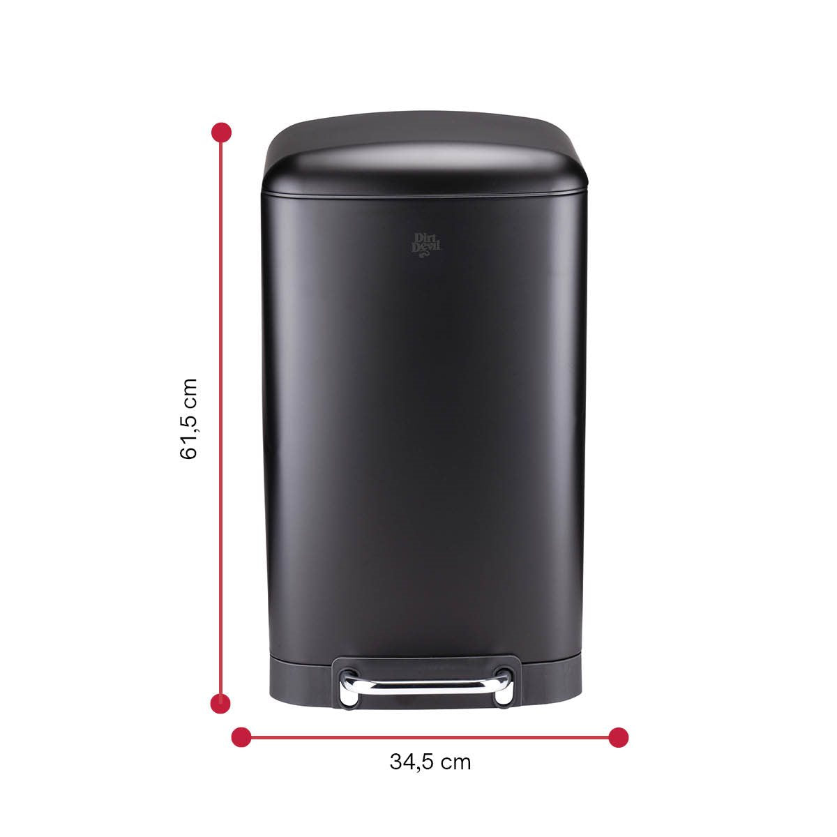 Dirt Devil Pedaalemmer 30L Soft Close - maximondo
