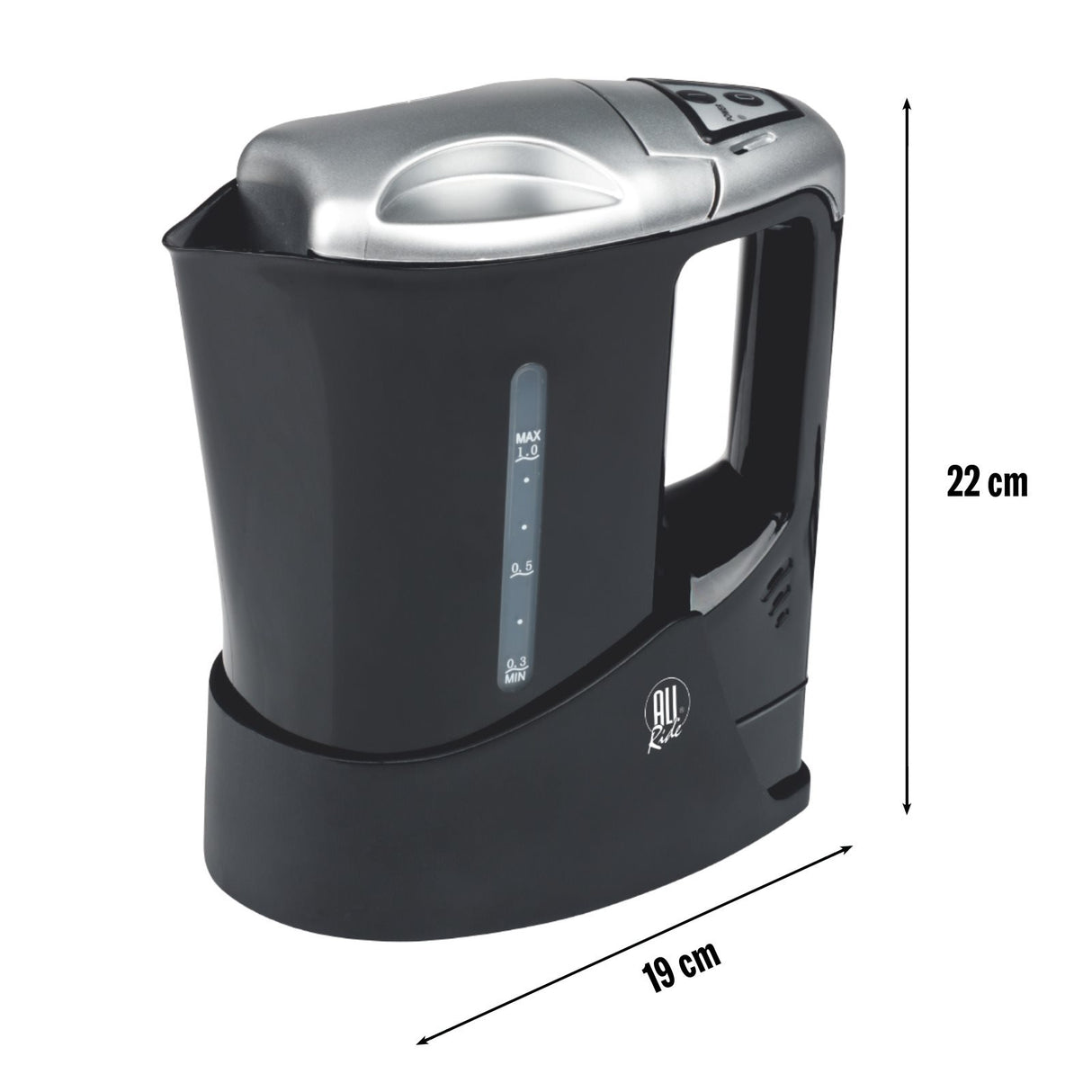 All Ride Waterkoker 24V, Zwart - maximondo