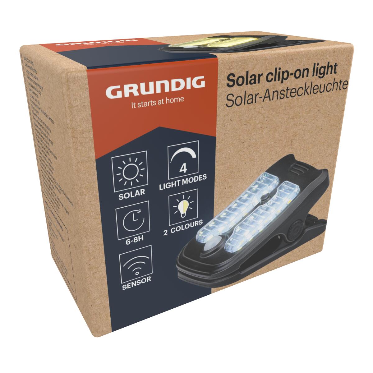 Grundig Solar Tuinverlichting Clip