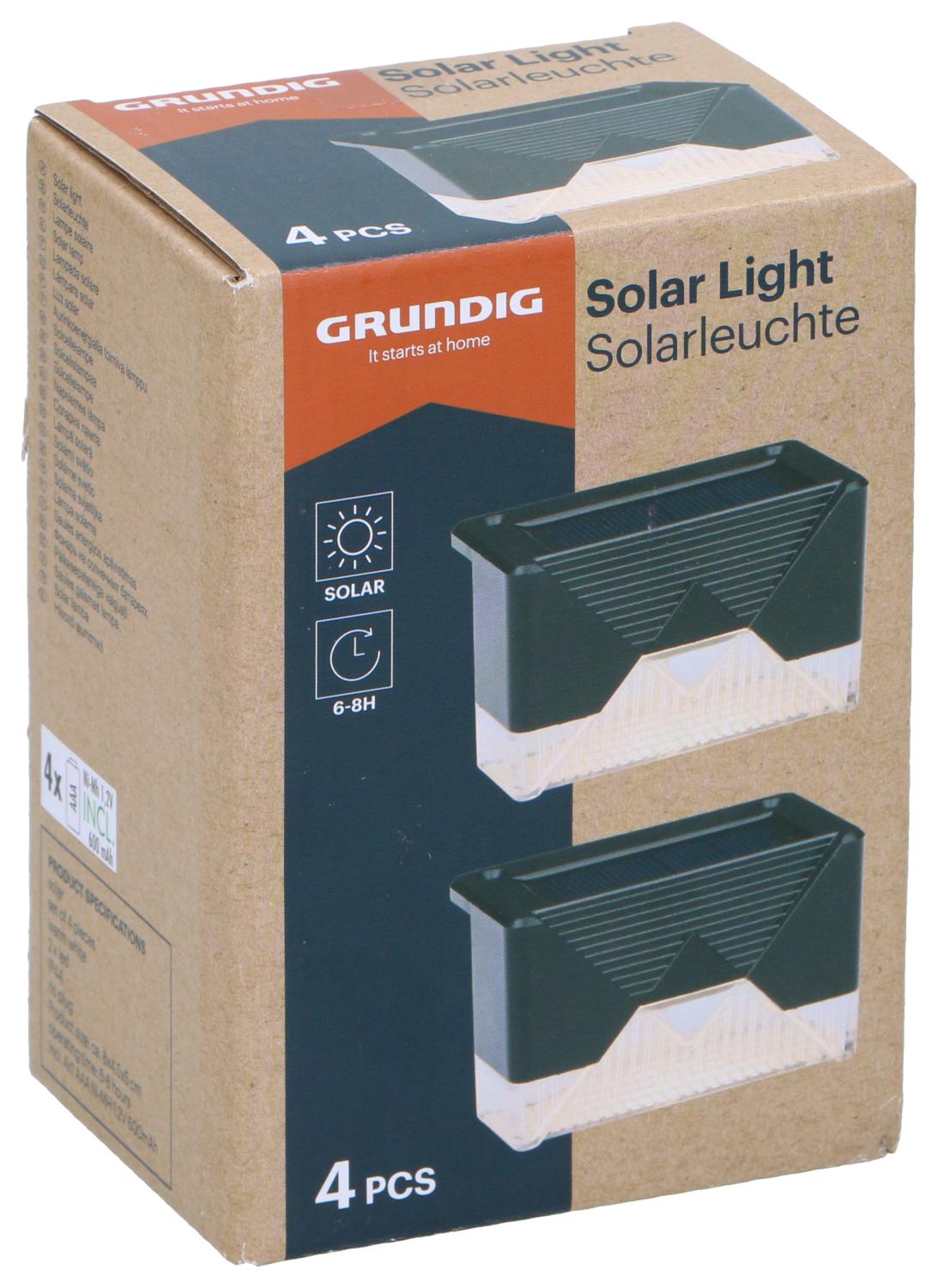 Grundig Solar Tuinverlichting 4 Stuks - maximondo