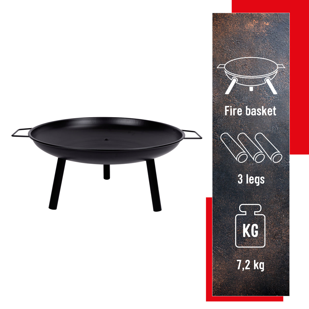 alpina Vuurschaal Ø60 cm - Buiten Vuurkorf - maximondo