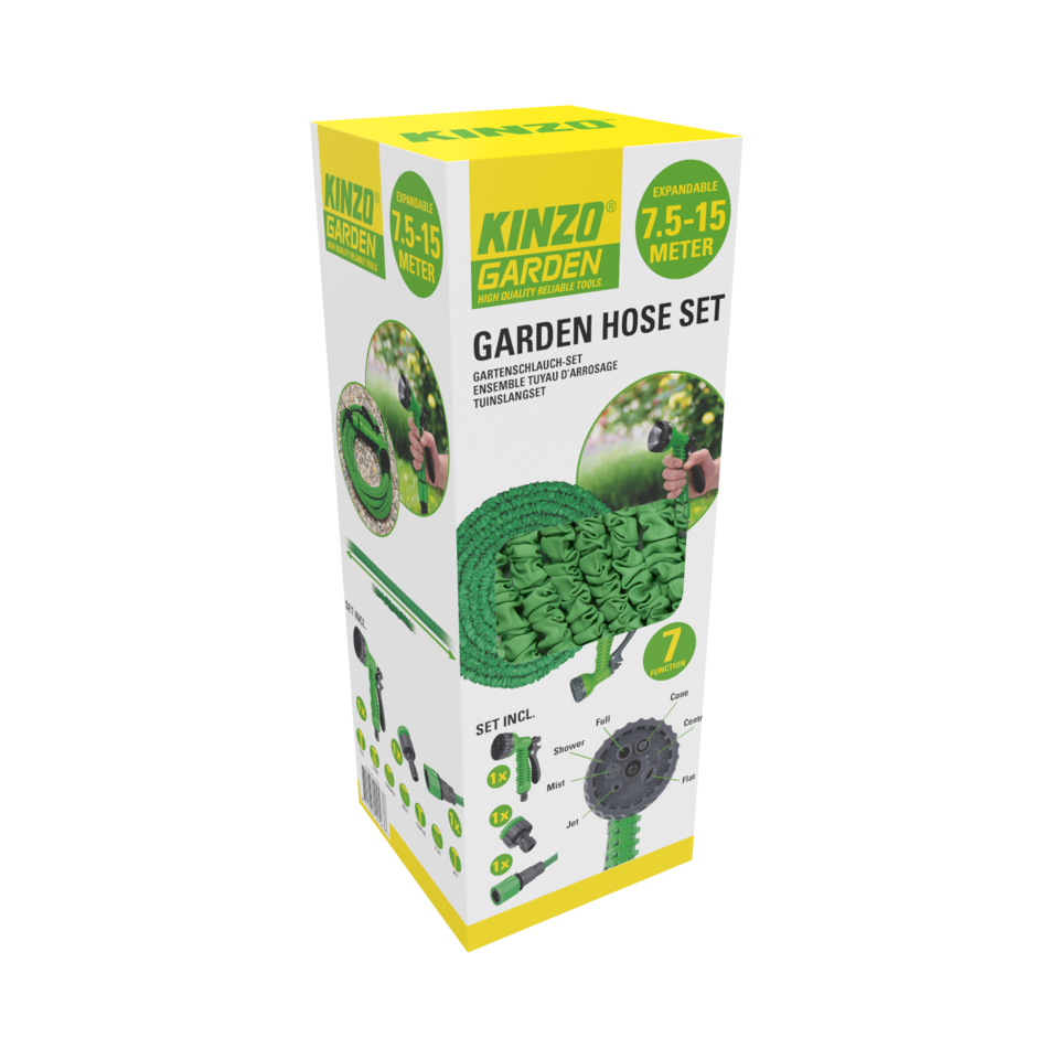 Kinzo Tuinslang Flexibel 15M - maximondo