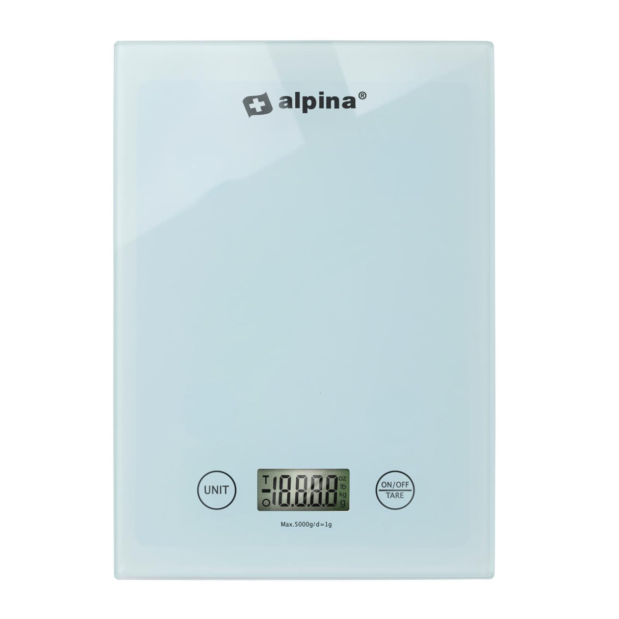 alpina Keukenweegschaal - Wit - maximondo