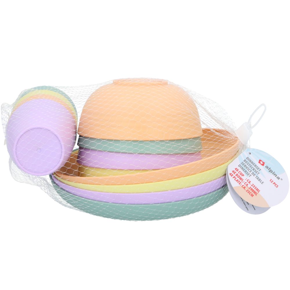 alpina Camping Servies - 12 stuks - maximondo