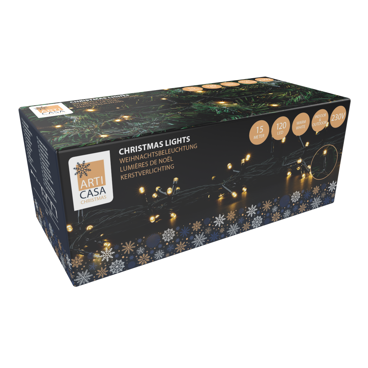 Arti Casa Kerstboomverlichting 15m - maximondo