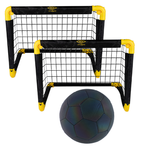 Umbro Voetbaldoel 50 x 44 x 44cm set van 2 - Opvouwbaar
