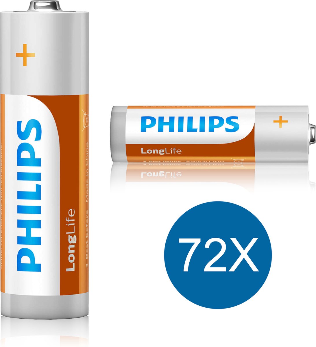 Philips AA Batterijen 72 Stuks - maximondo