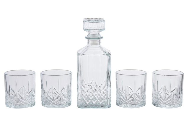 Whiskey Set - Kristal Glazen - maximondo