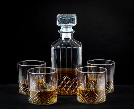 Whiskey Set - Kristal Glazen - maximondo