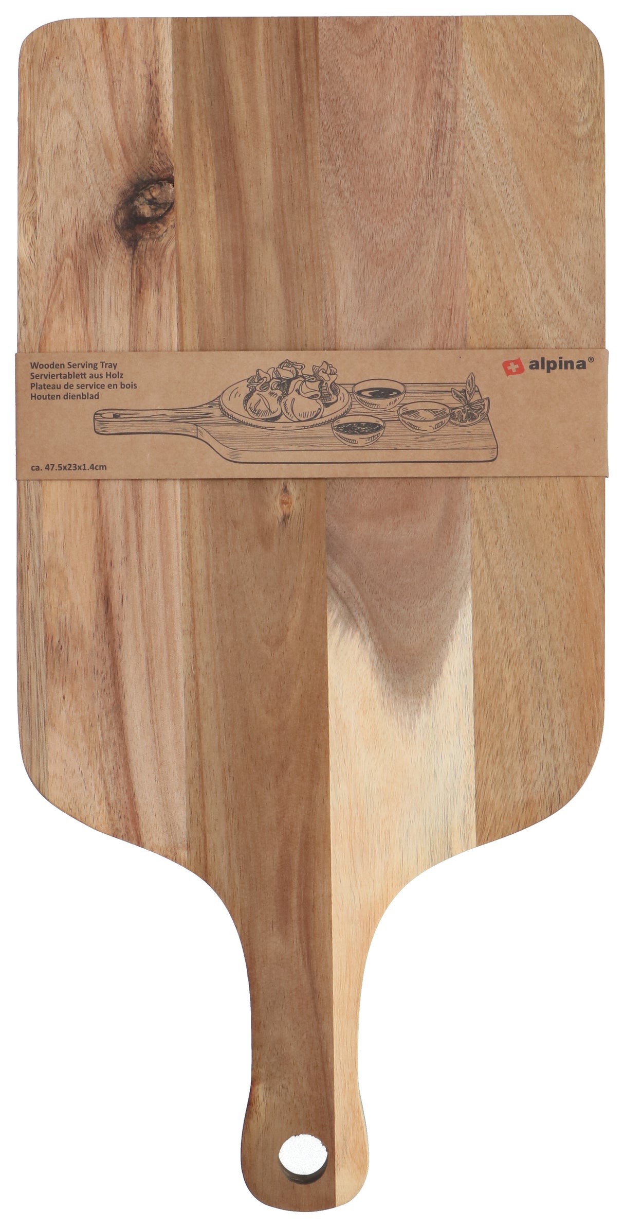 alpina Snijplank Hout 37,5x23 cm - maximondo