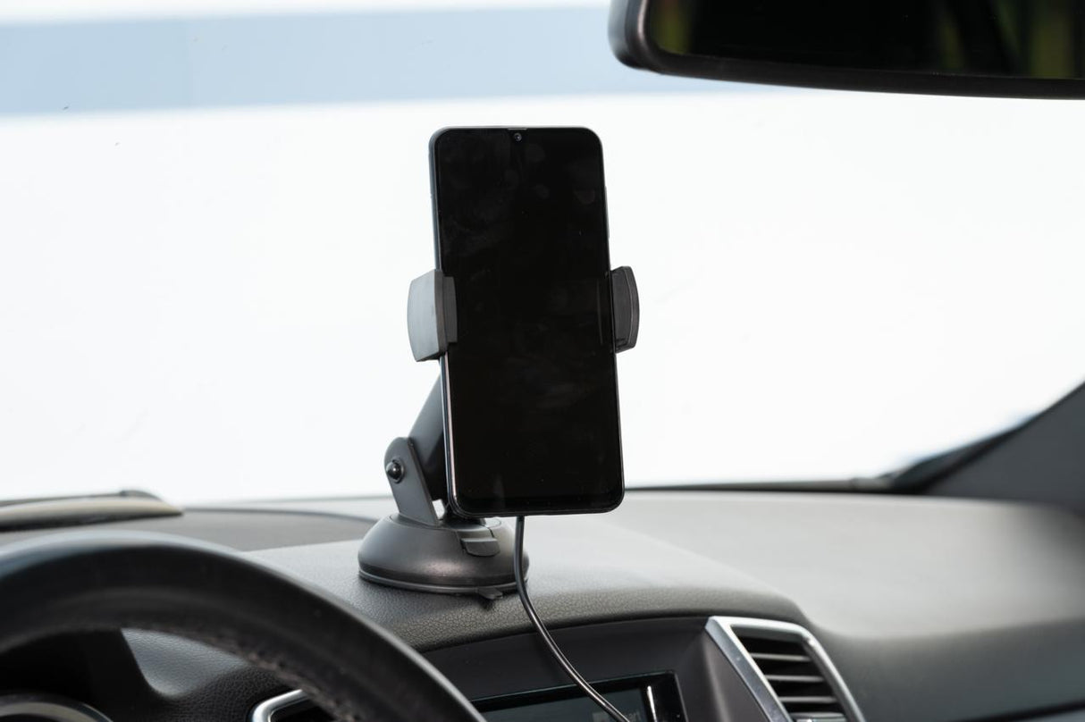 Dunlop Auto Telefoonhouder en Qi Lader - maximondo
