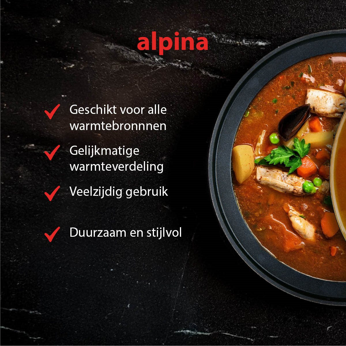 alpina Tajine Pan 2.5L, Inductie. - maximondo