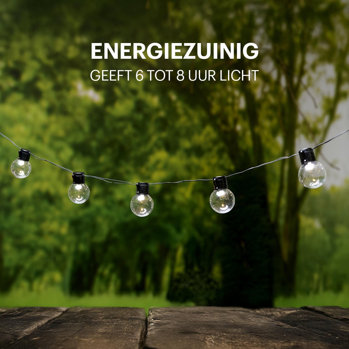 Grundig Solar Lichtsnoer 4,85 m LED Buiten - maximondo