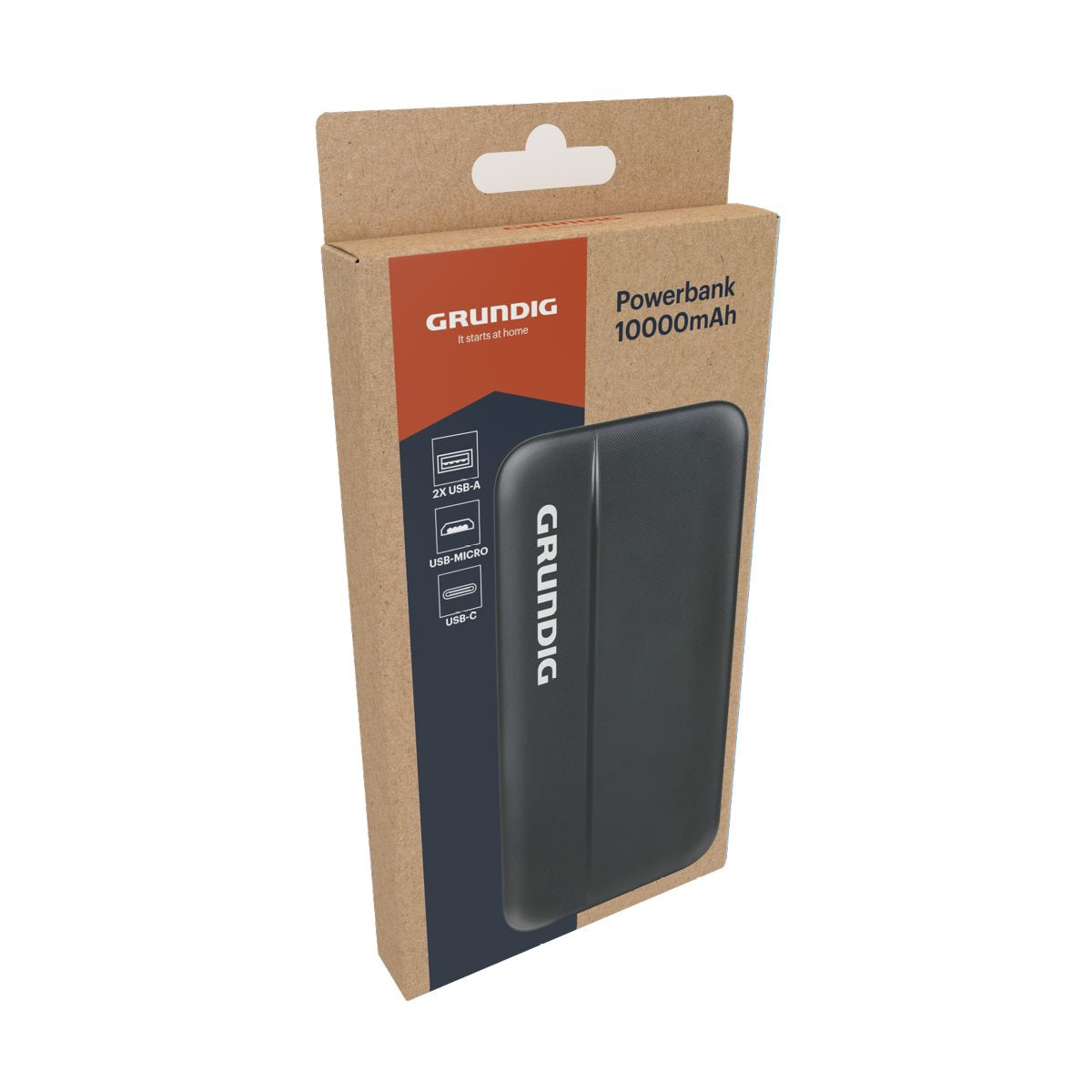 Grundig Powerbank 10000 mAh - USB/USBC - maximondo