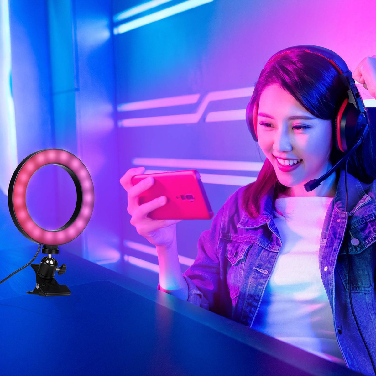 Grundig Ringlamp Met Clip ⌀16 Cm - maximondo