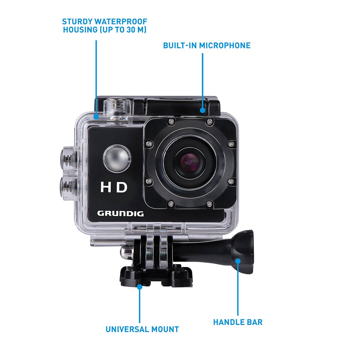 Grundig Action Camera 720P Waterdicht - maximondo