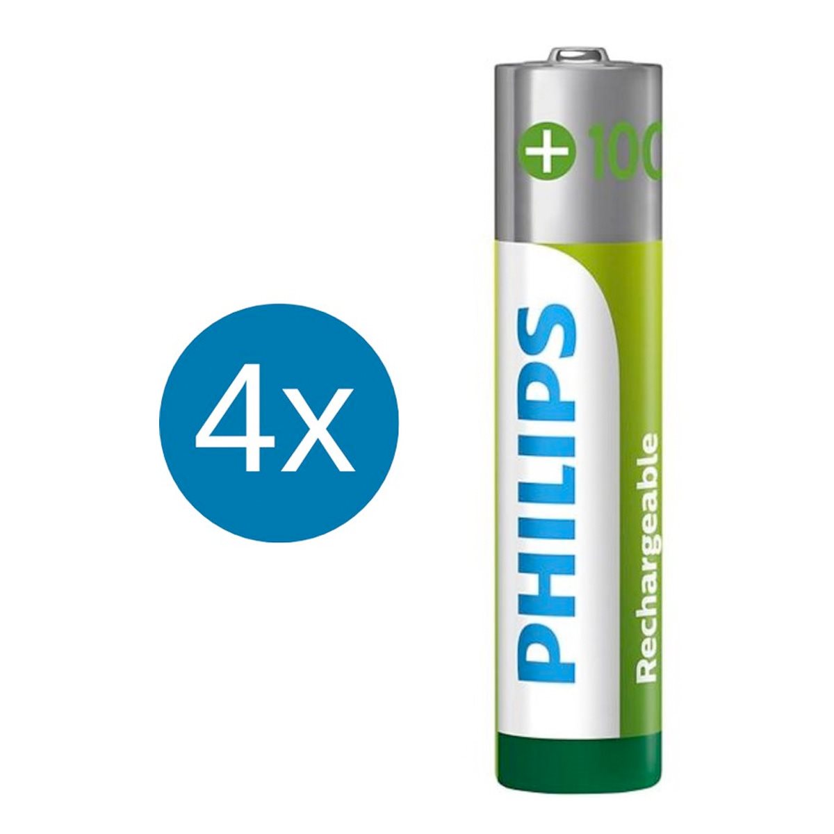 Philips 4x AAA NiMH 1.2V