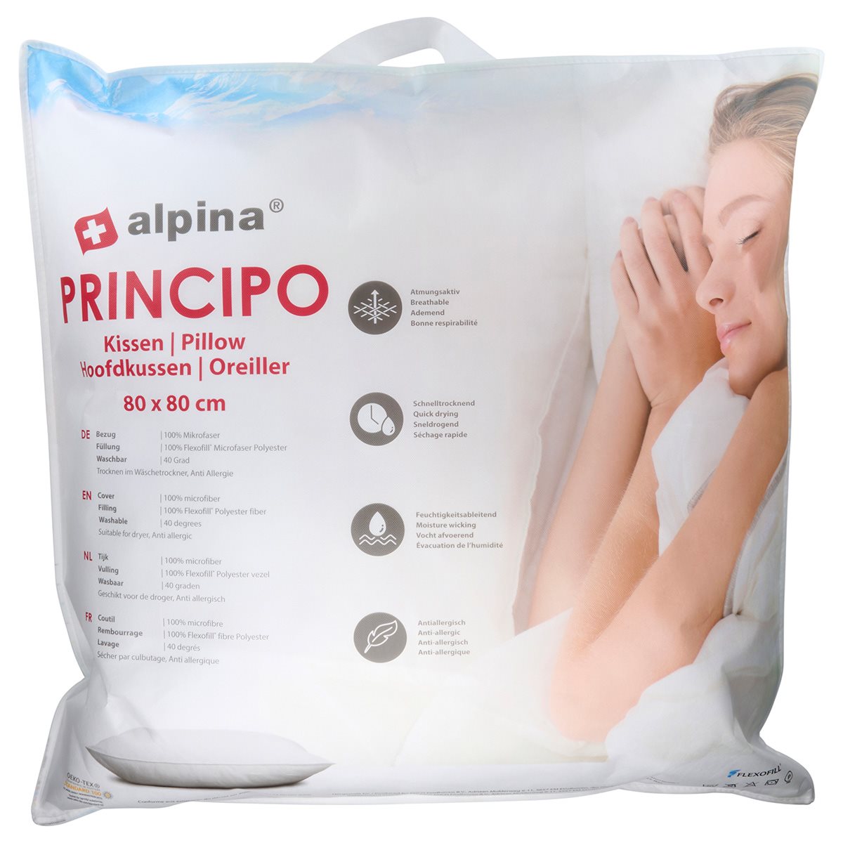 alpina Hoofdkussen 80x80 cm - maximondo