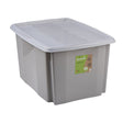 Opbergbox met Deksel 45L Grijs - maximondo