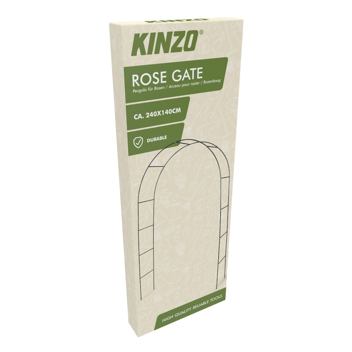 Kinzo Rozenboog Metaal 240 x 140 cm - maximondo