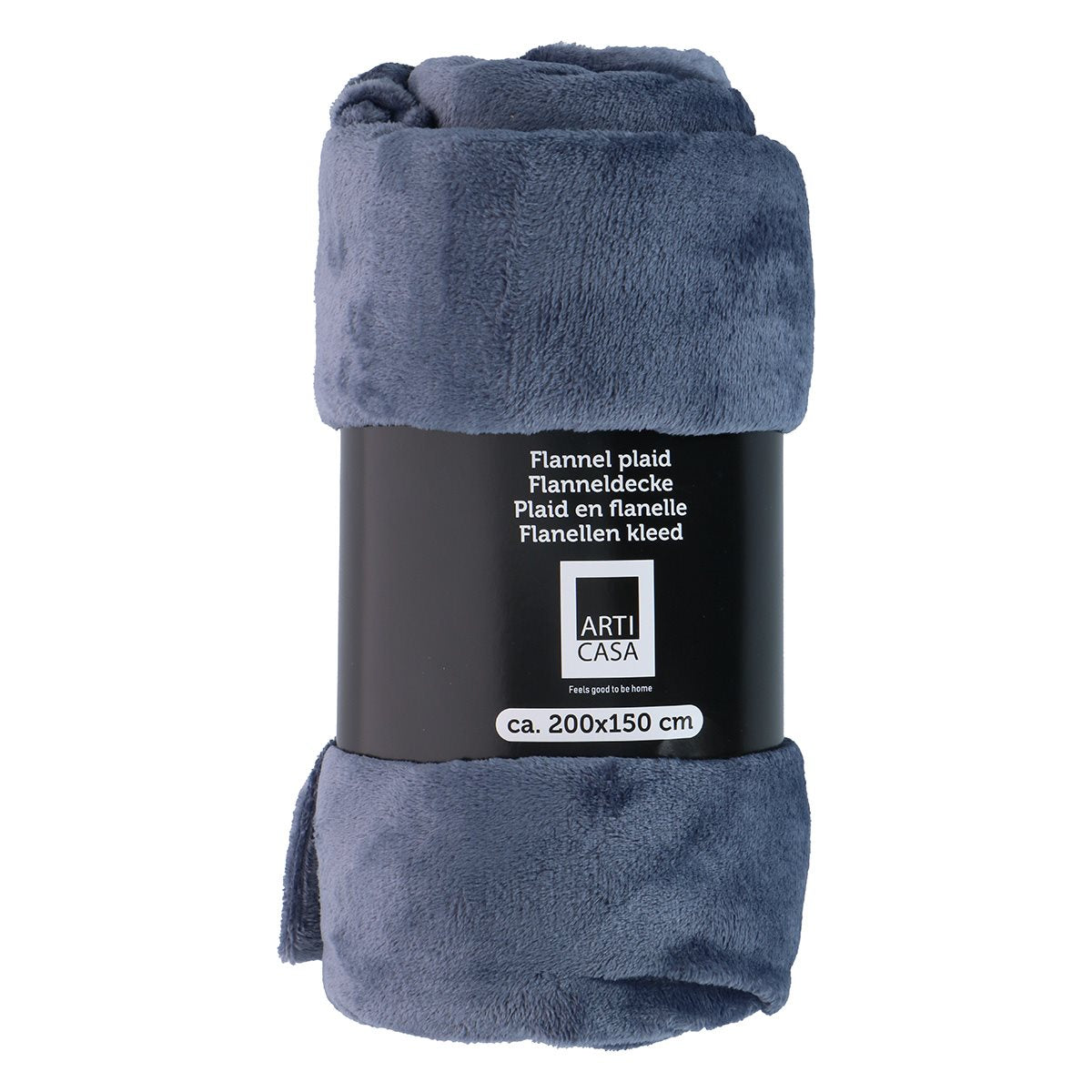 Arti Casa Fleece Deken Blauw - maximondo