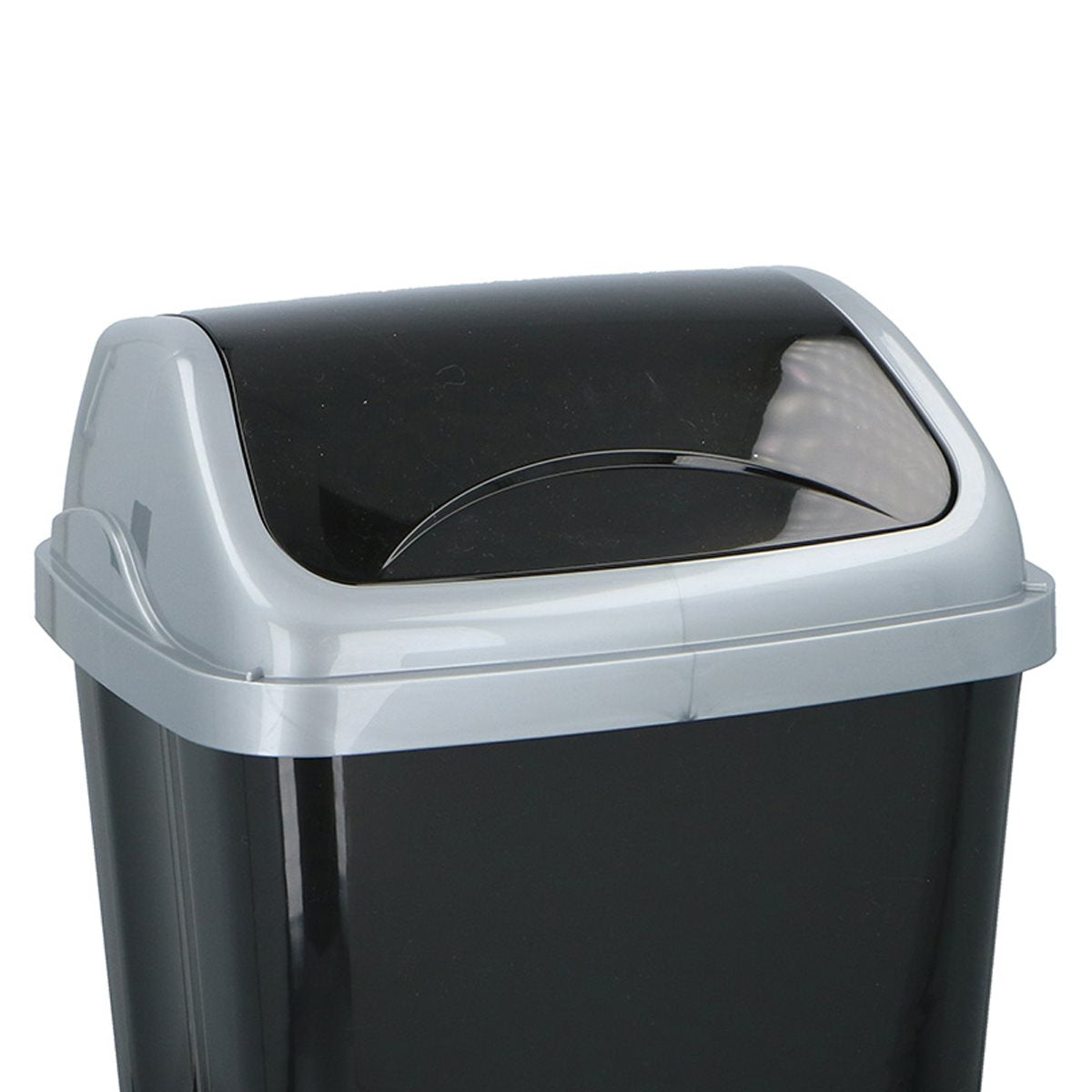 Vuilnisbak 26 L Zwart - maximondo