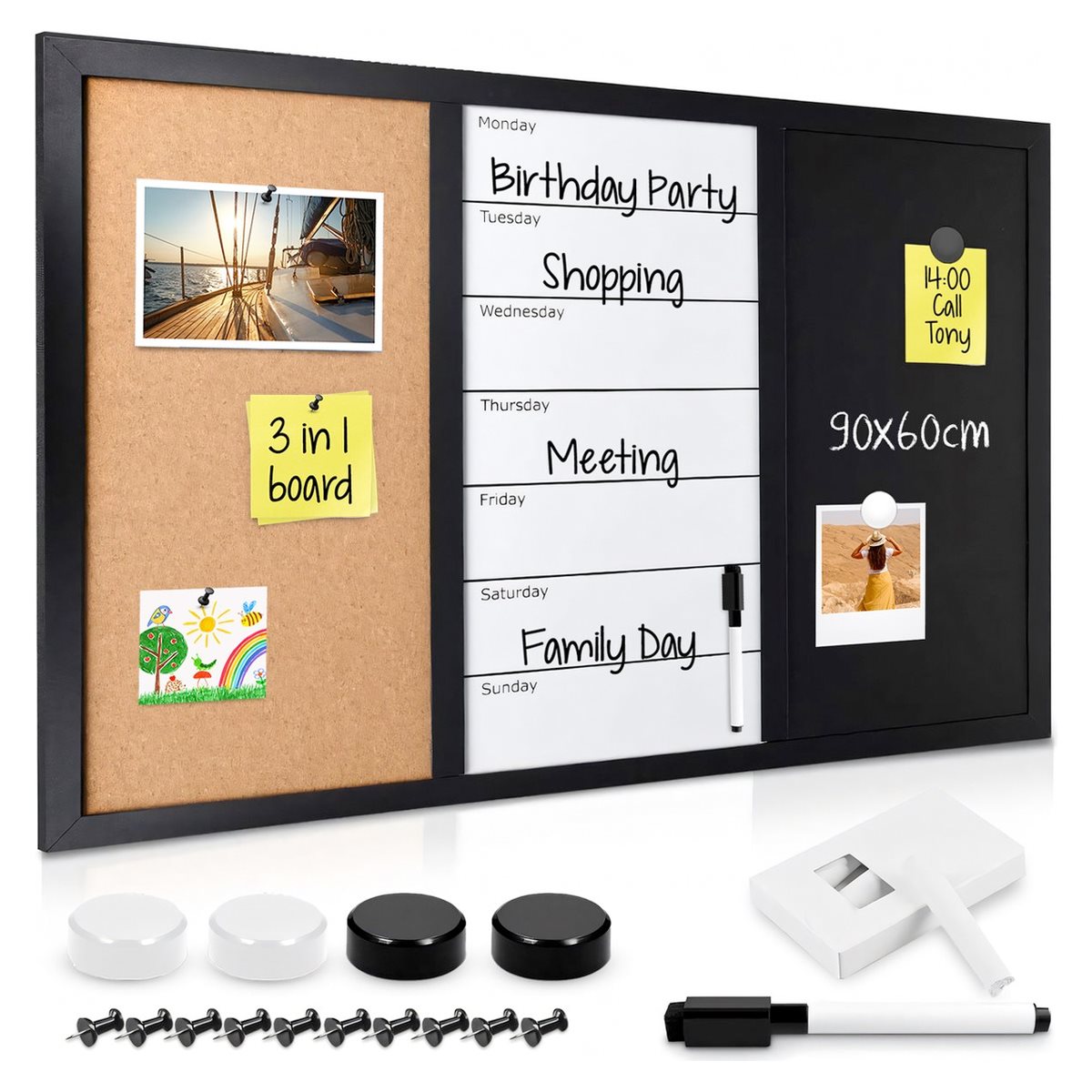 Arti Casa Krijtbord Weekplanner - maximondo