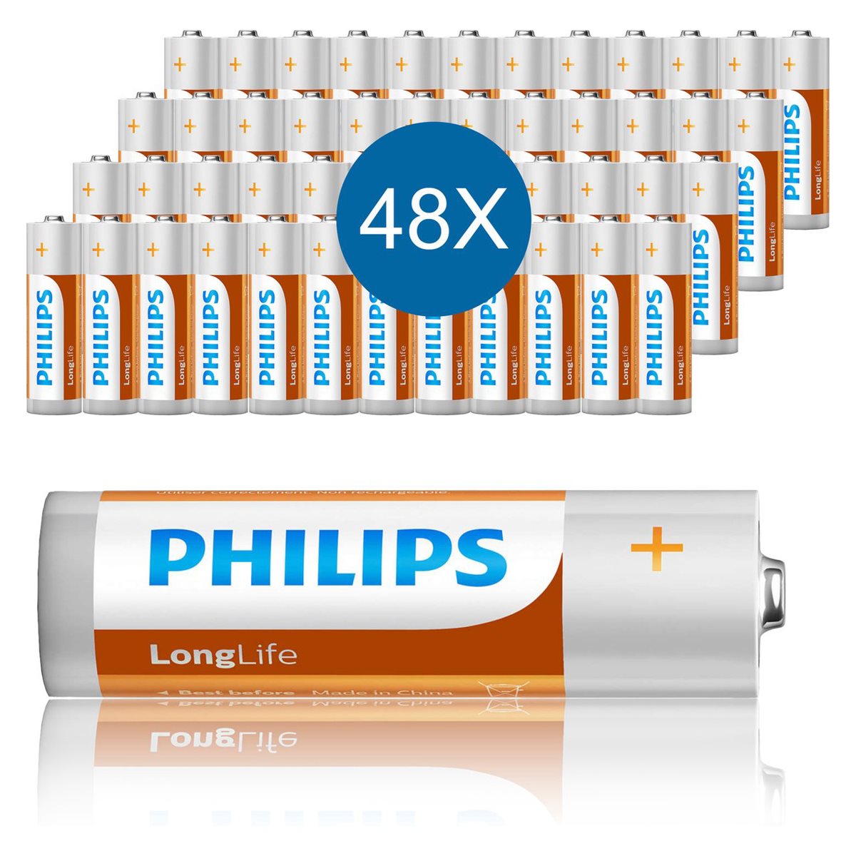 Philips AABatterijen 48 Stuks - maximondo