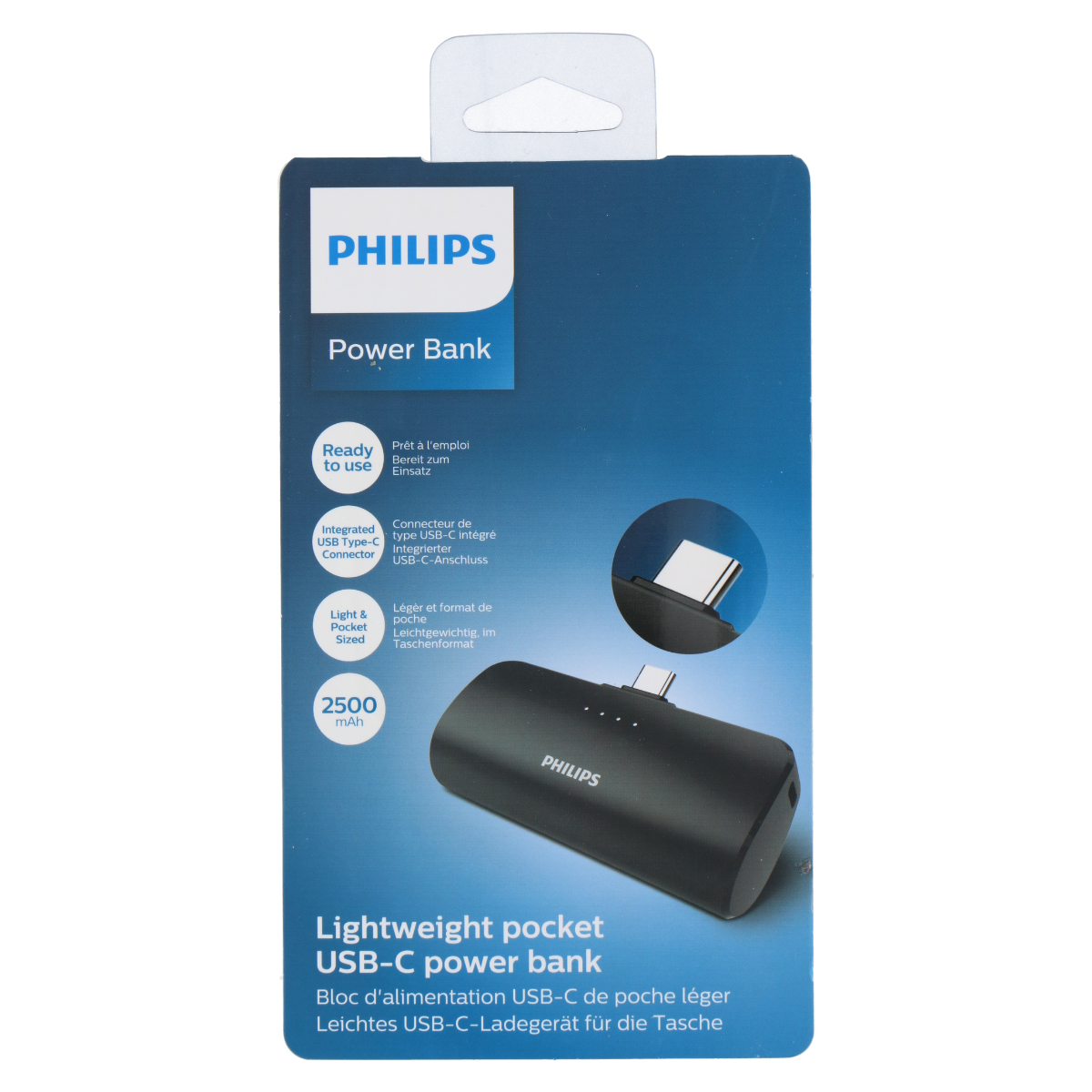 Philips Powerbank Draadloos 2500mAh - maximondo