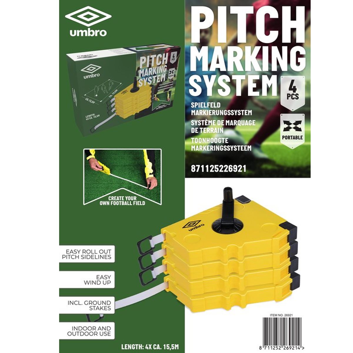 Umbro Markeringssysteem Geel - maximondo