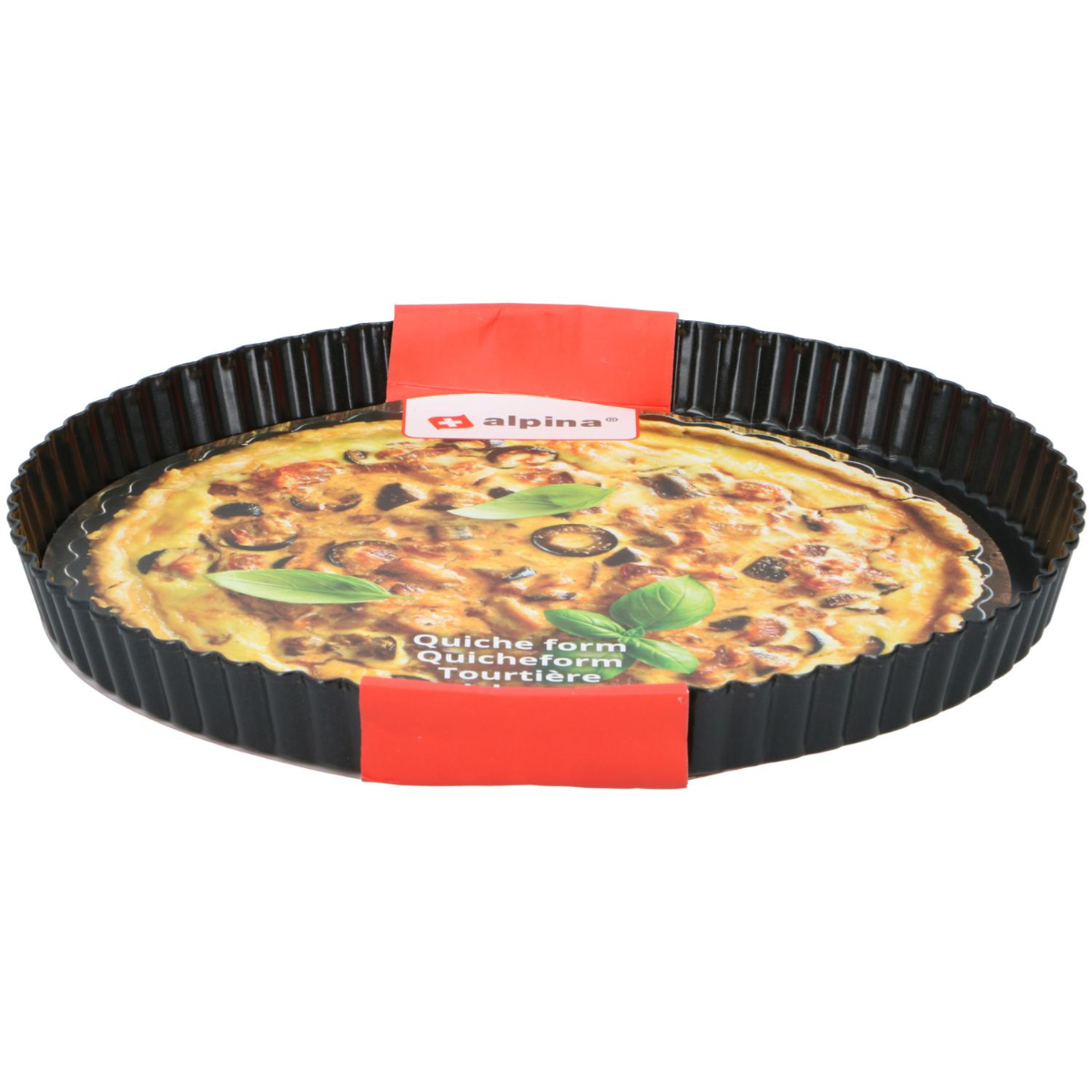 alpina Quichevorm - Verwijderbare Bodem - 28 x 3 CM - Zwart - maximondo