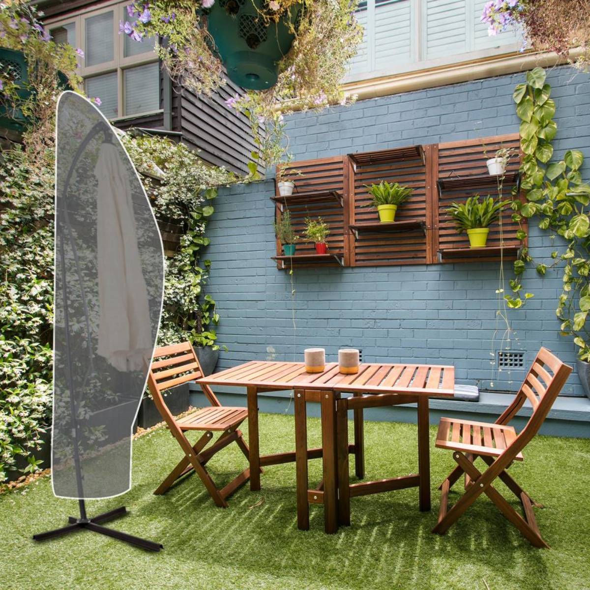 Kinzo Hoes voor hangparasol, 265x70cm - maximondo