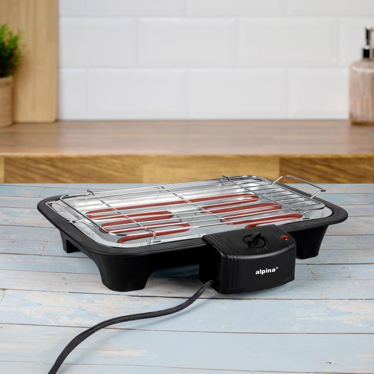alpina BBQ - Elektrisch - 2-in-1 - Binnen en Buiten - 2000W - maximondo