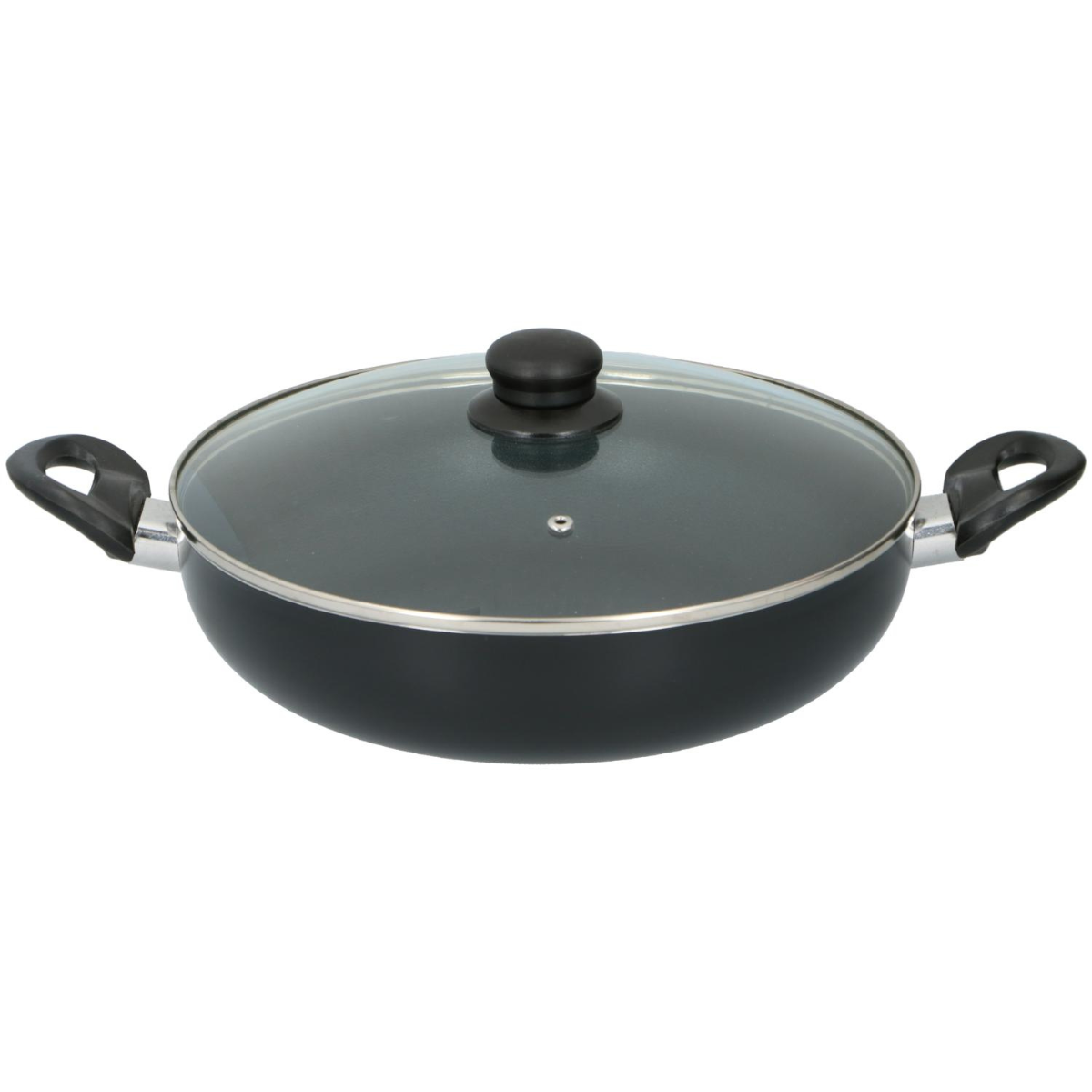 alpina Braadpan Ø28Cm Met Glazen Deksel - maximondo